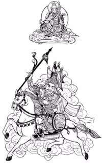 武者形の土地神